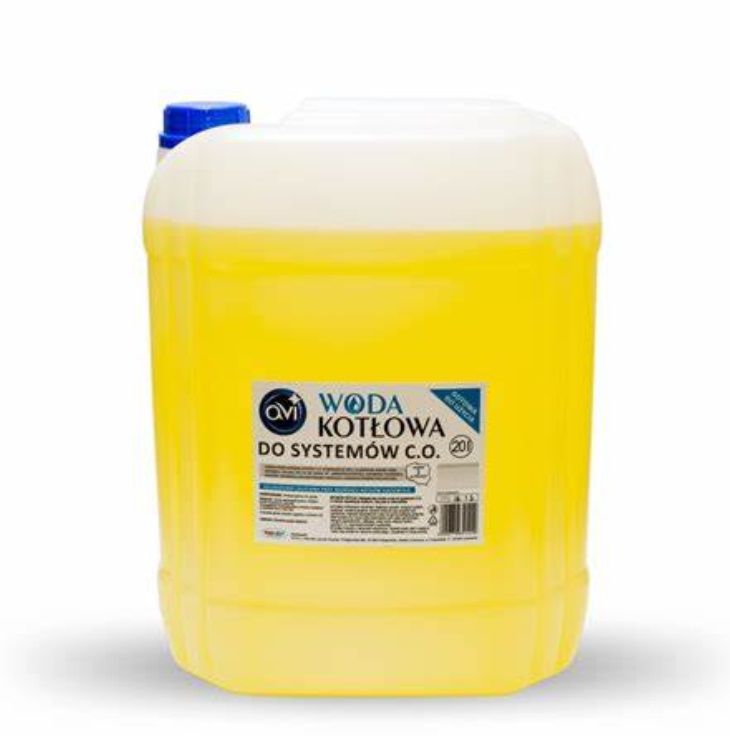 Kedelvand til Centralvarme 20 Liter Gul