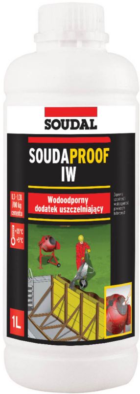 Vandtætningsmiddel til Beton IW 1 Liter Hvid