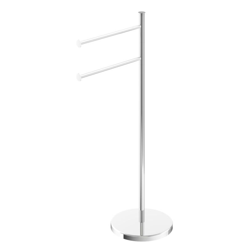 Fritstående Håndklædeholder Cavally 91 cm Kromeffekt