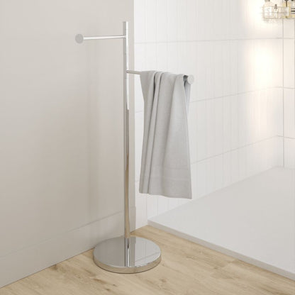 Fritstående Håndklædeholder Cavally 91 cm Kromeffekt