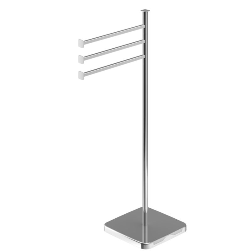 Håndklædeholder Teesta 49x26x91 cm Krom | 5063022506917