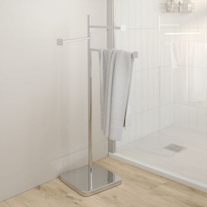 Håndklædeholder Teesta 49x26x91 cm Krom | 5063022506917