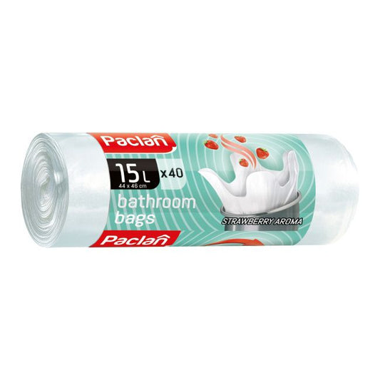 Paclan badeværelsesposer 15 l, 40 stk.