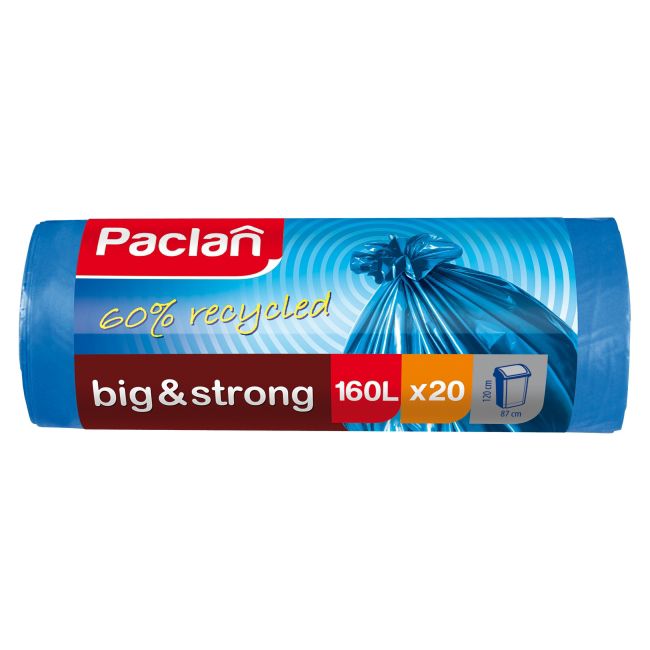 HD affaldsposer Paclan 160 l, 20 stk.