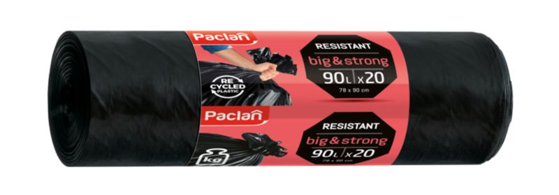 Affaldsposer Paclan 90 l 20 stk.
