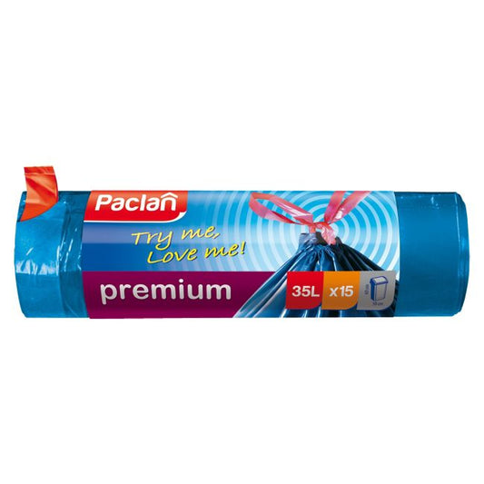 Paclan Premium affaldsposer 35 l, 15 stk.