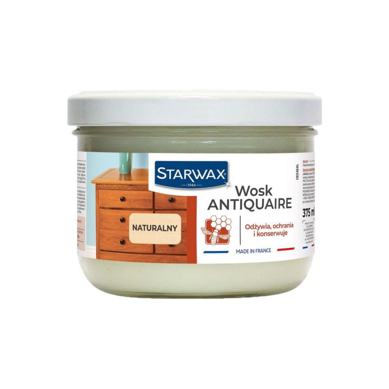 Starwax Antiquaire naturlig trævoks 375 ml
