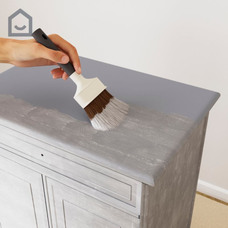GoodHome Reno hvid mat møbelafsluttende voks 0,5 l