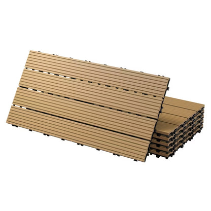 WPC Terrassefliser 60x30 cm med Kliksystem