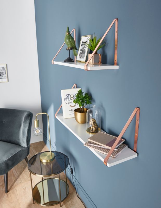 Clever vægbeslag 200 x 280 mm i kobber