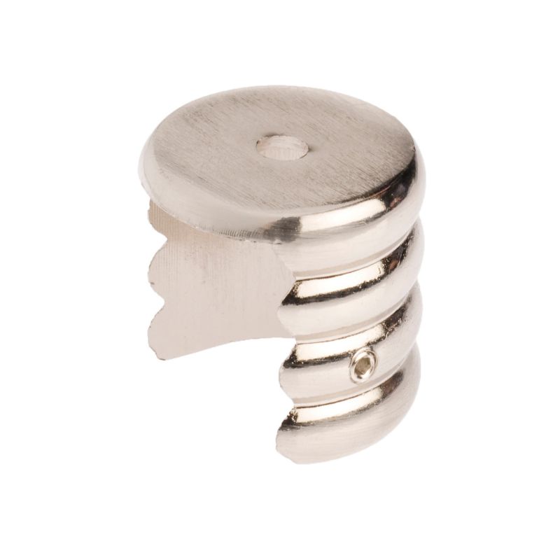 Sidesupport til gardinstang Colours i nikkel, 25 mm