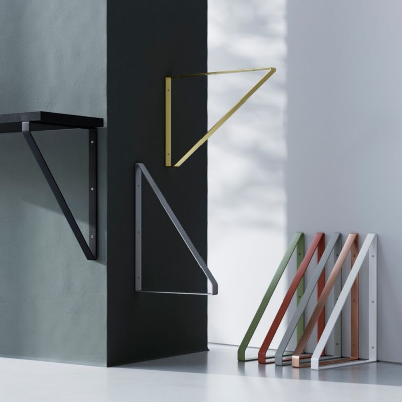 Form Clever vægbeslag 200 x 280 mm mat-sort