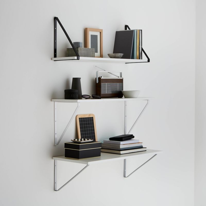 Form Clever vægbeslag 200 x 280 mm mat-sort