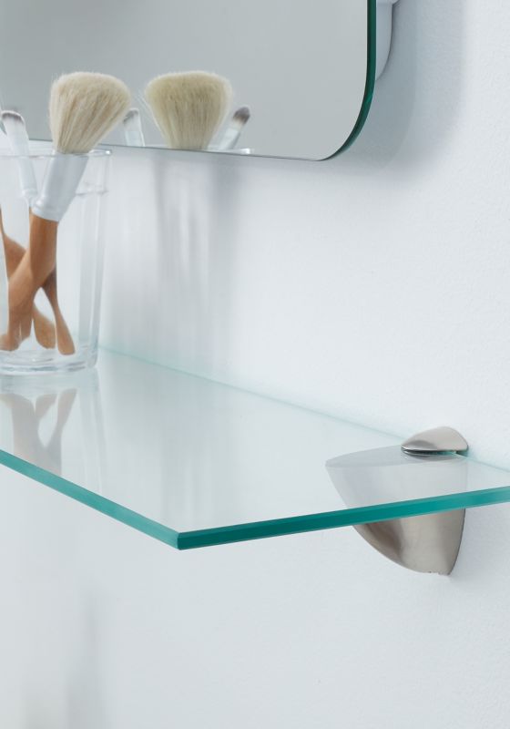 Form Rest 19 mm vægbeslag i nikkel, 2 stk.