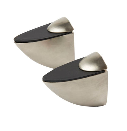 Form Rest 19 mm vægbeslag i nikkel, 2 stk.