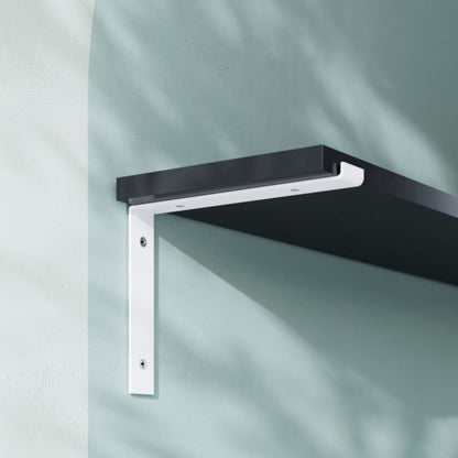 GoodHome Elgar L vægbeslag 200 x 210 mm hvid