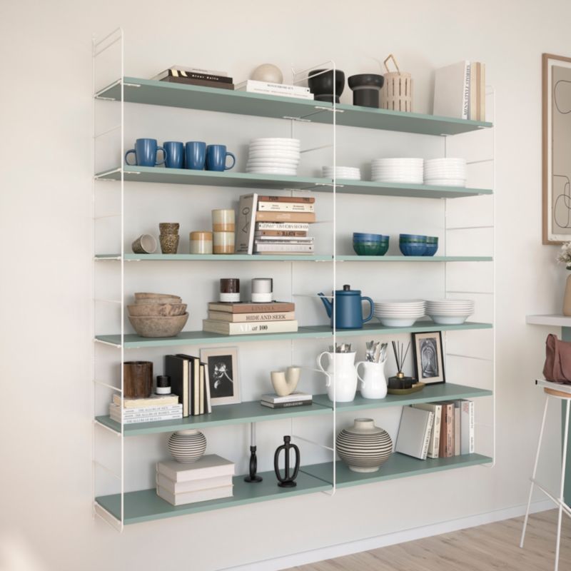 GoodHome Rigga L6 vægbeslag 302 x 1712 mm hvid