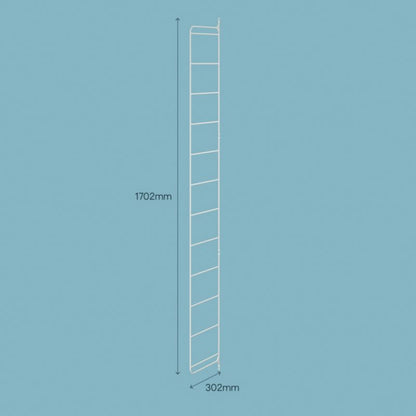 GoodHome Rigga L6 vægbeslag 302 x 1712 mm hvid