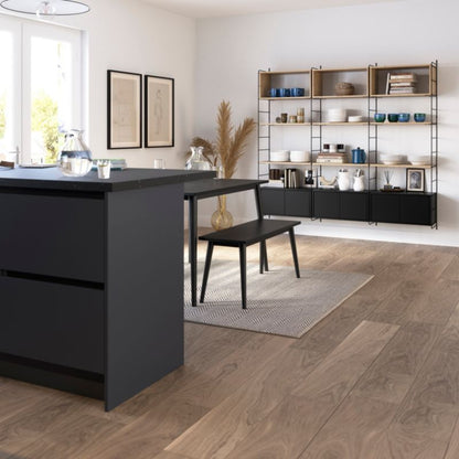 GoodHome Rigga L6 vægbeslag 302 x 1712 mm mat-sort