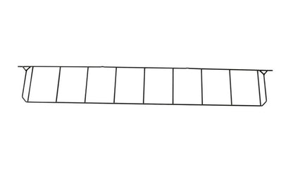 GoodHome Rigga M6 vægbeslag 202 x 1289 mm mat-sort