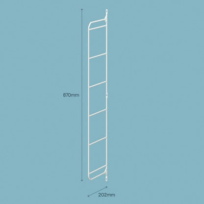 GoodHome Rigga S konsol 6 x 202 x 866 mm hvid