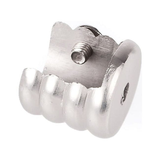 Sideskinneholder til gardinstang Colours i nikkel 19 mm