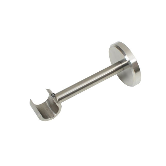Enkelt gardinstangholder 16 mm i rustfrit stål