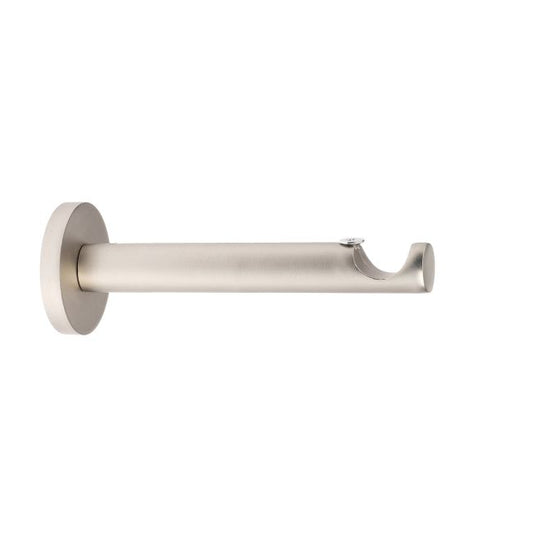 Enkelt gardinstangbeslag Colours i mat-krom 19 mm