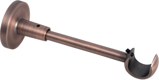Enkelt U-karnisstøtte 19 mm kobber