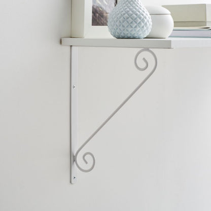 Smedet beslag Form Antik 150 x 200 mm hvid