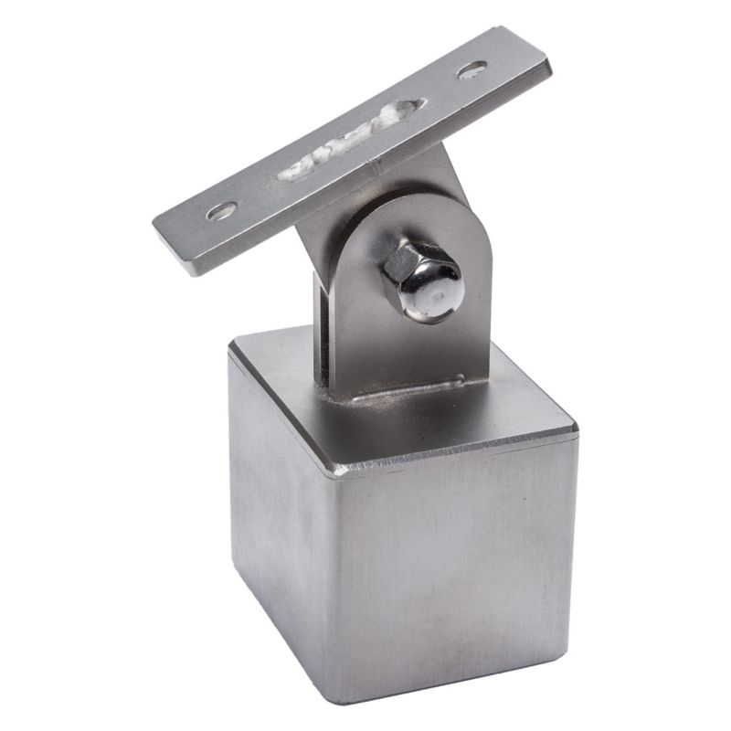 Gelænderholder Justerbar 37x47 mm Rustfrit Stål