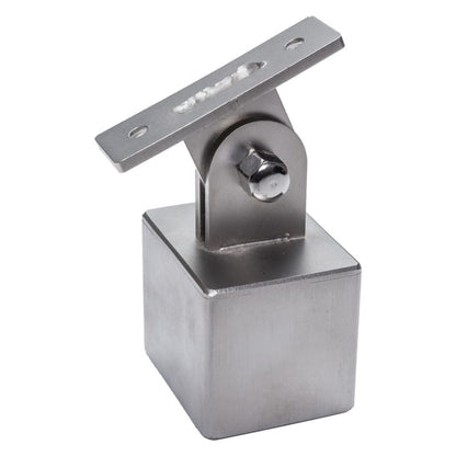 Gelænderholder Justerbar 37x47 mm Rustfrit Stål