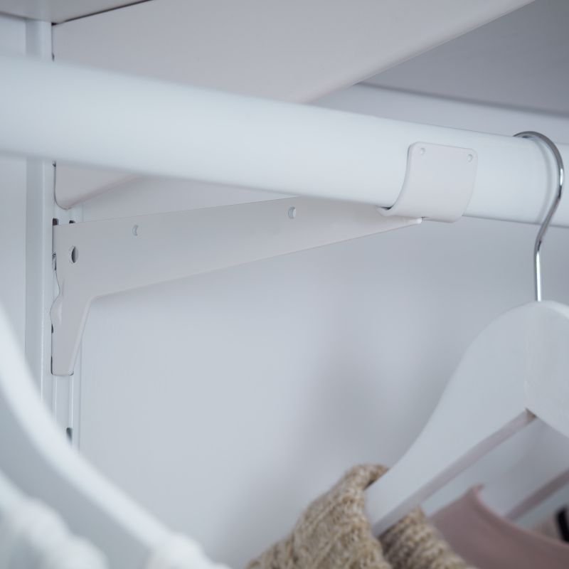 Oval vægbeslag Form Hang 27,5 cm hvid