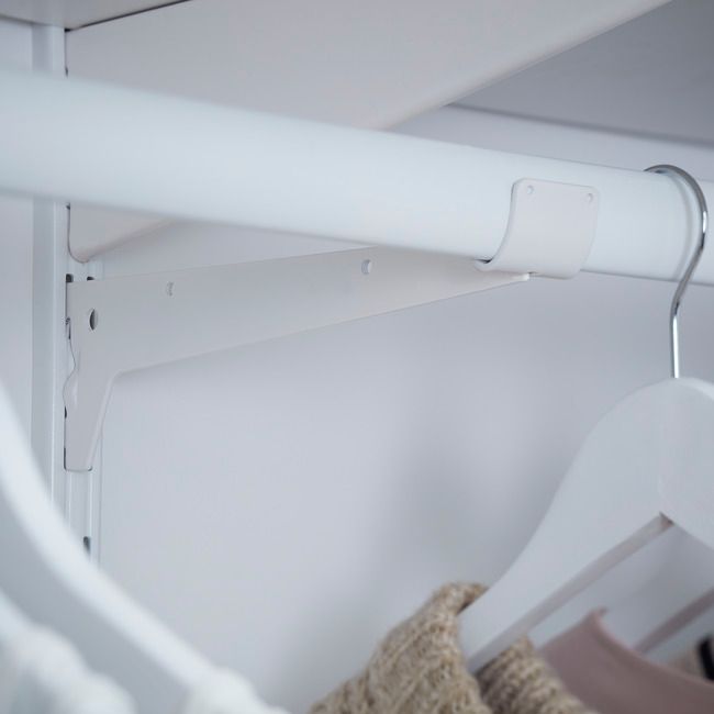 Oval vægbeslag Form Hang 27,5 cm hvid