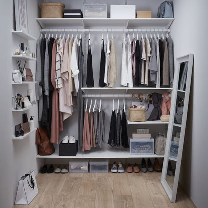 Oval vægbeslag Form Hang 27,5 cm hvid