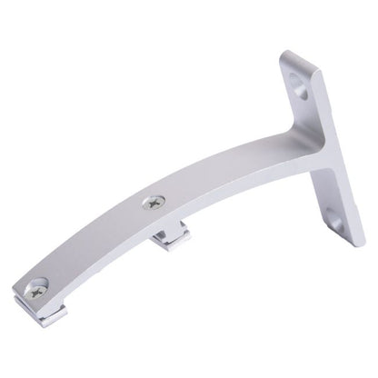 Dobbeltbeslag i aluminium inox 12 cm