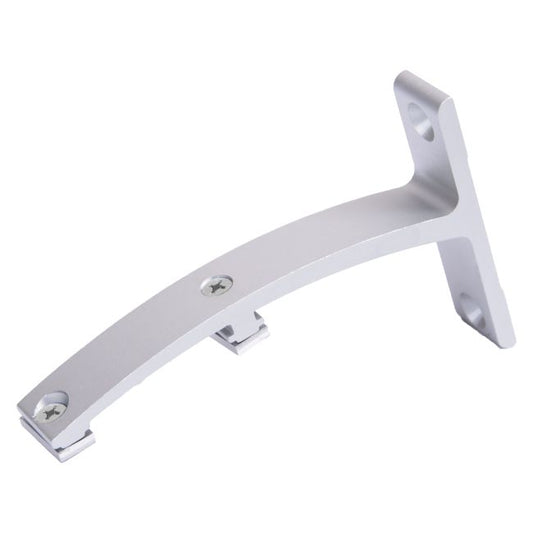 Dobbeltbeslag i aluminium inox 12 cm