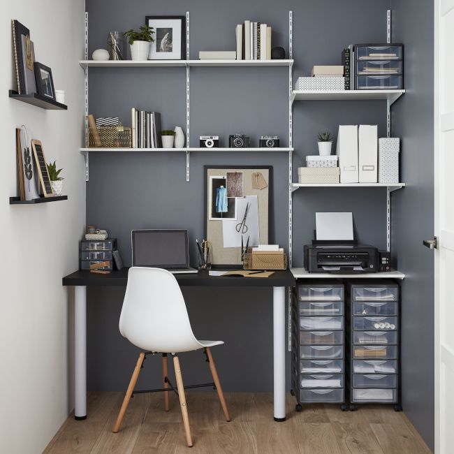 Enkeltbeslag Form Lony 15 cm hvid