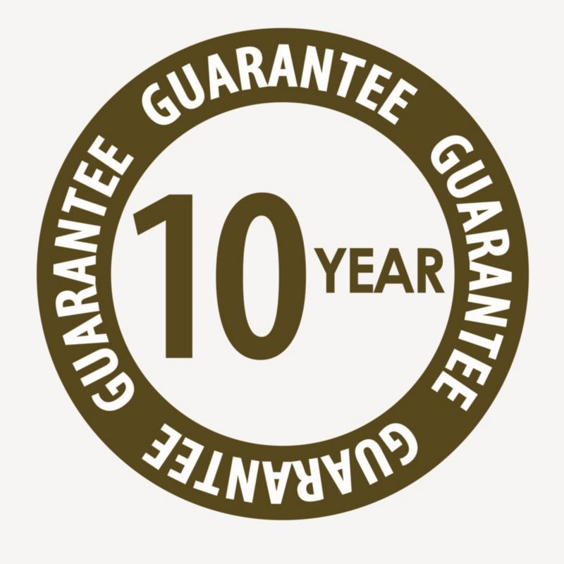 Enkelt beslag Form Lony 20 cm hvid 10 stk.