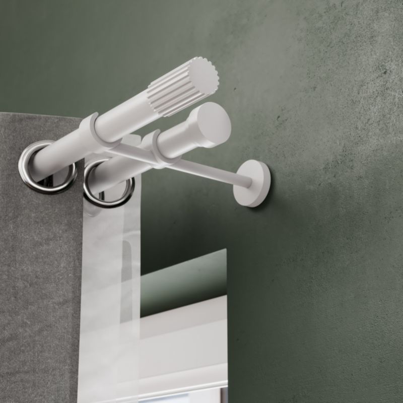 Dobbel vægbeslag Goodhome Anafi 19/28 mm hvid
