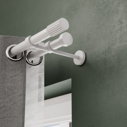 Dobbel vægbeslag Goodhome Anafi 19/28 mm hvid