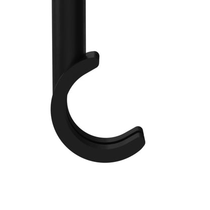 Dobbel vægbeslag Goodhome Araxos 19/28 mm sort