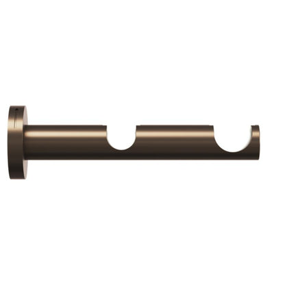 Dobbel vægbeslag Goodhome Kozani 19/19 mm brun