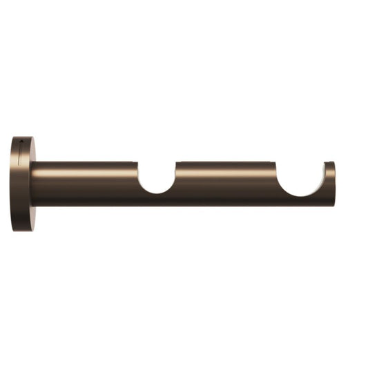 Dobbel vægbeslag Goodhome Kozani 19/19 mm brun