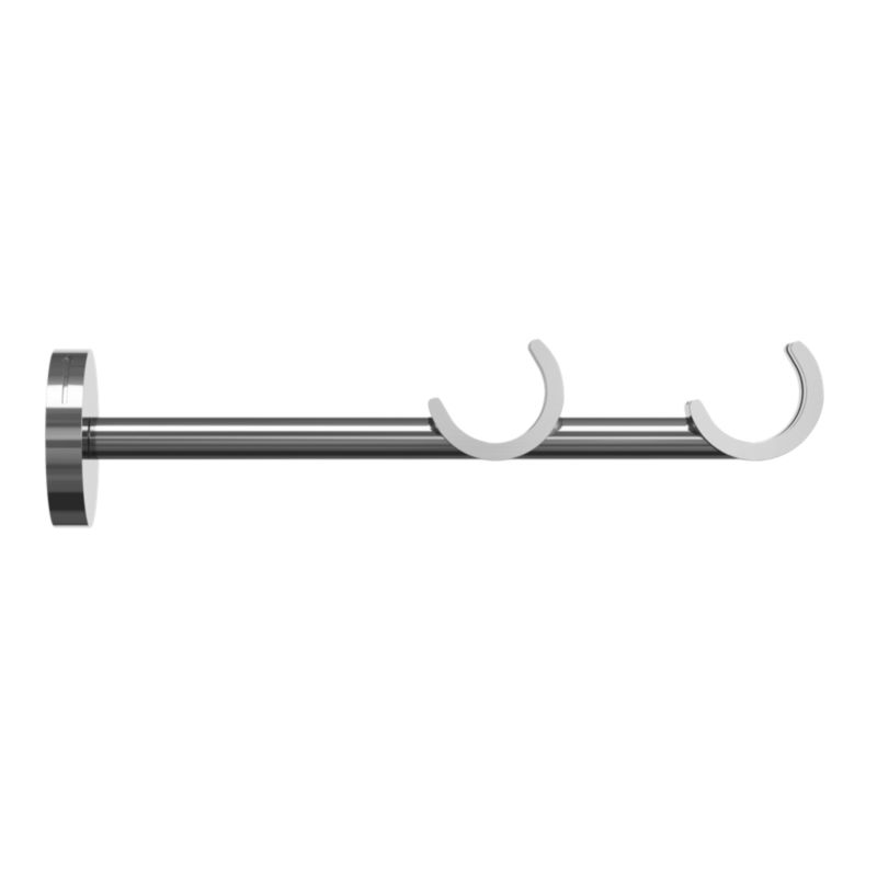Dobbel vægbeslag Goodhome Olympe 19/28 mm grå