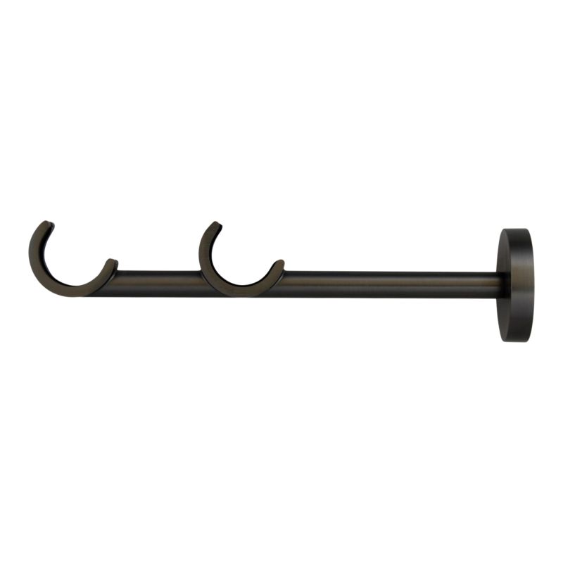 Dobbel vægbeslag Goodhome Tinos 19/28 mm grå