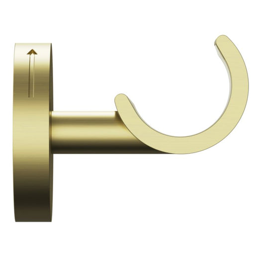 GoodHome Elasa enkelt vægbeslag 19 - 28 mm i guld