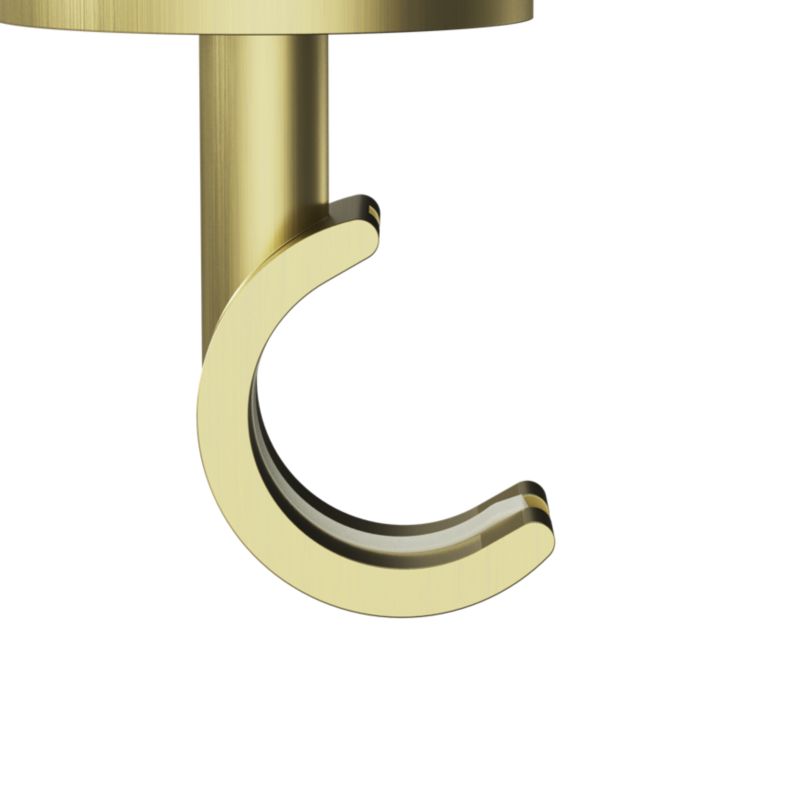 GoodHome Elasa enkelt vægbeslag 19 - 28 mm i guld