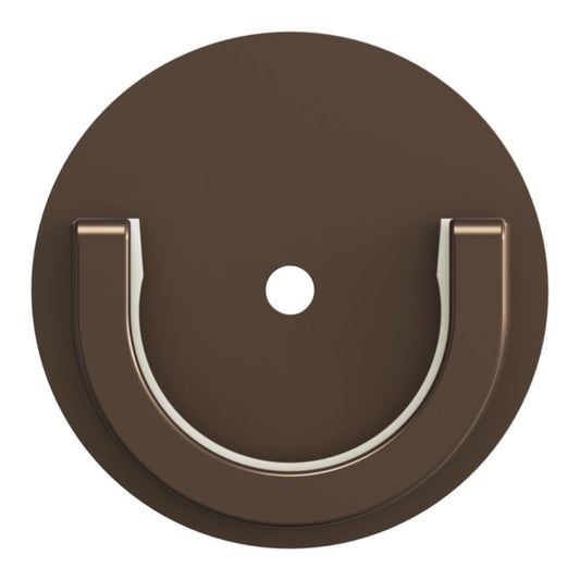 Indbygnings-vægbeslag GoodHome Kozani 19/28 mm brun