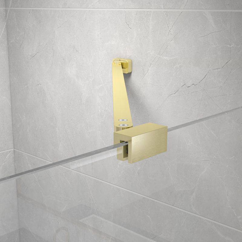 Stabilisator til Brusekabine 8 mm Børstet Messing